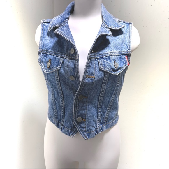 Vintage Bongo Cropped Sexy Jean Jacket size xs - Picture 12 of 12